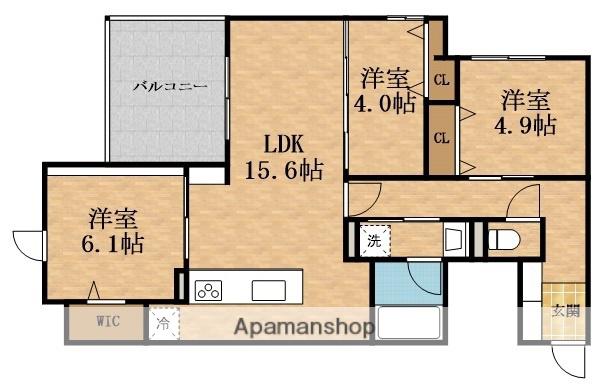 COCOLOTRIC(3LDK/2階)の間取り写真