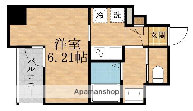 アルティザ森ノ宮DC(1K/10階)の間取り写真