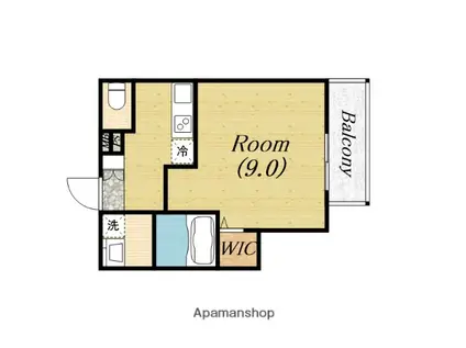 フジパレス堺諏訪森3番館(1K/1階)の間取り写真