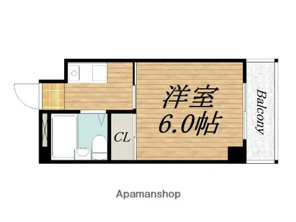 エストラビラ(1K/1階)の間取り写真