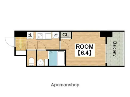 S-RESIDENCE堺湊駅前AZURE(1K/3階)の間取り写真