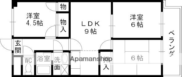 アトレーユ日吉台(3LDK/1階)の間取り写真
