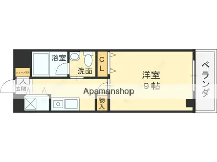 インパレス小阪(1K/5階)の間取り写真