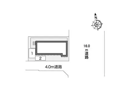 レオパレスイースト ストーン(1K/1階)の間取り写真