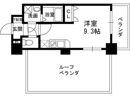 エスリード西宮北口第2(ワンルーム/5階)の間取り写真