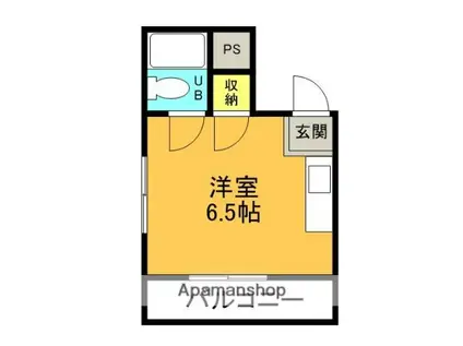 萱島サンヴィアンテ(ワンルーム/4階)の間取り写真