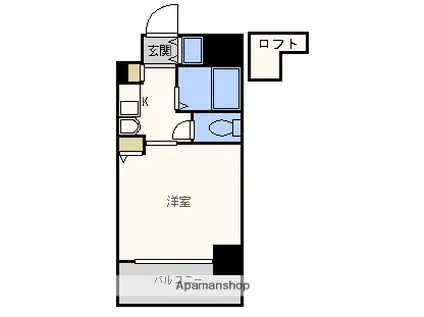 エステムコート梅田東アクアパレス(1K/5階)の間取り写真