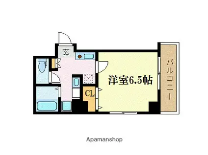 みおつくし堂島(1K/7階)の間取り写真