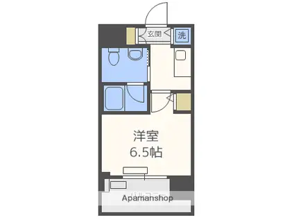 エスライズ堂島川(1K/11階)の間取り写真