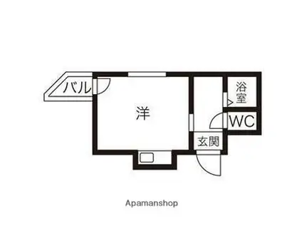 プレアール梅香(1K/5階)の間取り写真