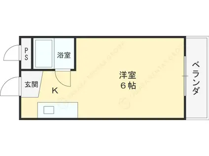 富士コーポ(1K/3階)の間取り写真
