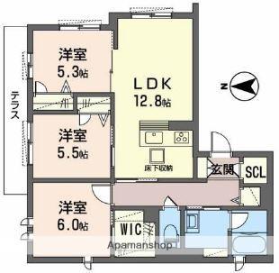 SOAREZO(3LDK/2階)の間取り写真