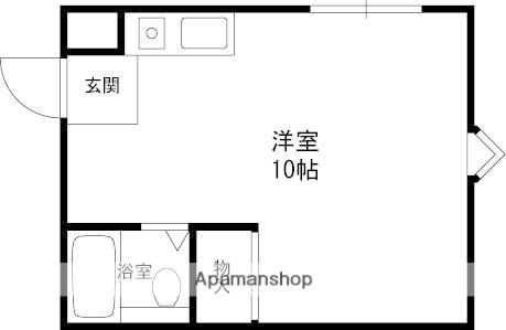 JPアパートメント東大阪Ⅱ(ワンルーム/4階)の間取り写真