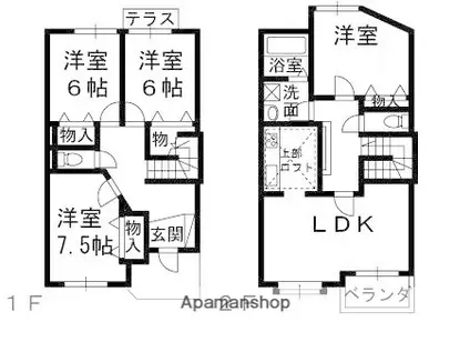 アリエッタ荒木(4LDK)の間取り写真