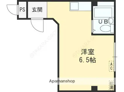 大宝小阪CTハウス(ワンルーム/5階)の間取り写真