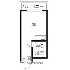 プレアール菱屋西(ワンルーム/3階)の間取り写真