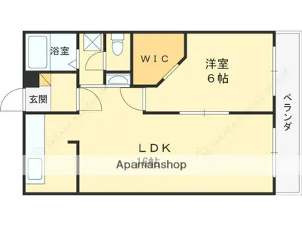 メゾンドタカ(1LDK/2階)の間取り写真
