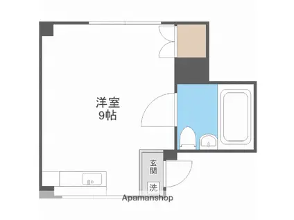 コーポセブン(ワンルーム/5階)の間取り写真
