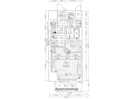 エステムコート新大阪10ザゲート(1K/10階)の間取り写真