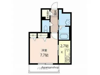シャーメゾンルミナス(1K/3階)の間取り写真