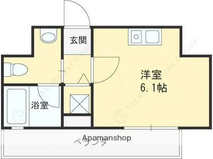 LISソフィア大東(ワンルーム/3階)の間取り写真