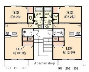 LAFORET LIVRE(1LDK/3階)の間取り写真