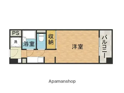 エムズコート(ワンルーム/2階)の間取り写真