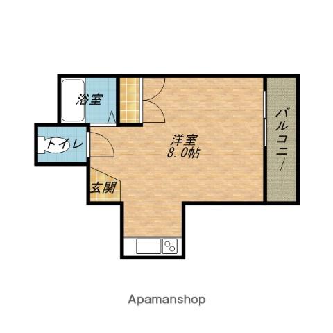 パークマンション(ワンルーム/3階)の間取り写真