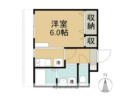 MINA KOTI(1K/2階)の間取り写真