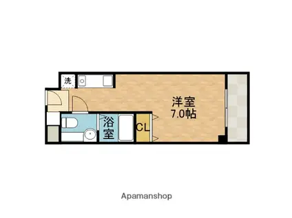 ベラ・フォーレ(1K/3階)の間取り写真