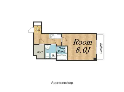 RITZ SQUARE DOMANI(1K/5階)の間取り写真