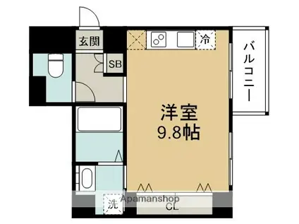 WILLDO海老江(ワンルーム/2階)の間取り写真