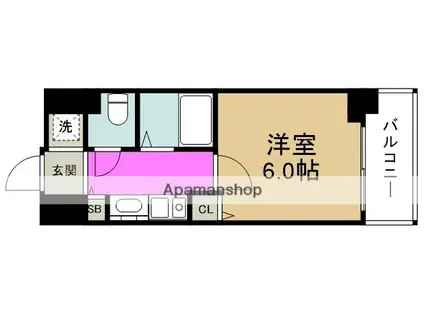 エステムコート梅田・リトリーヴ(1K/3階)の間取り写真