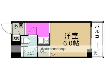 MCOURT野田(1K/5階)の間取り写真