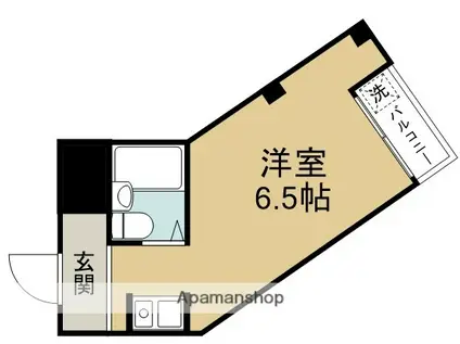 リバーサイド柴島(ワンルーム/3階)の間取り写真