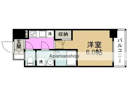 エスリード福島グレイス(1K/10階)の間取り写真