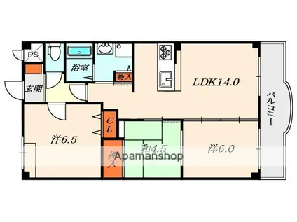 RESONO(3LDK/2階)の間取り写真