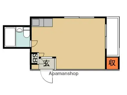 大日ニューハイツ(ワンルーム/2階)の間取り写真