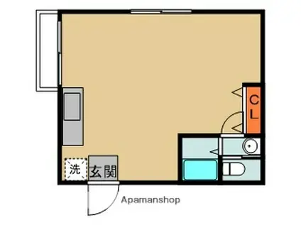 アイアイ守口ビル(ワンルーム/3階)の間取り写真
