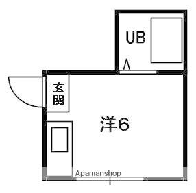 八坂ハイツ(ワンルーム/3階)の間取り写真