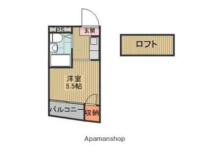 メゾンサンクチュアリ守口(1K/3階)の間取り写真