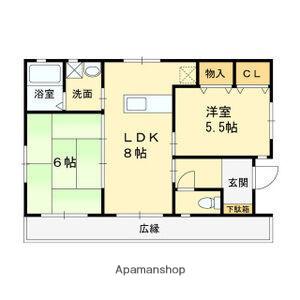 京阪電気鉄道京阪線 枚方公園駅 徒歩5分 1階建 築23年(2DK)の間取り写真
