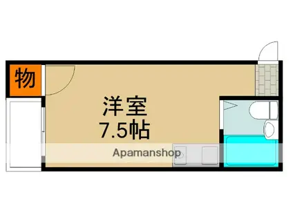 ウイングコート守口(ワンルーム/1階)の間取り写真