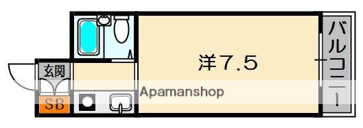 寿マンションⅡ(1K/3階)の間取り写真