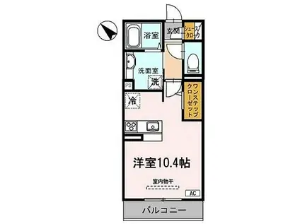 メゾン ジュネス(ワンルーム/3階)の間取り写真