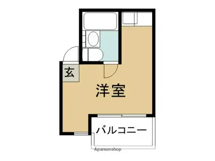 ハイツサニーサイド門真(ワンルーム/3階)の間取り写真