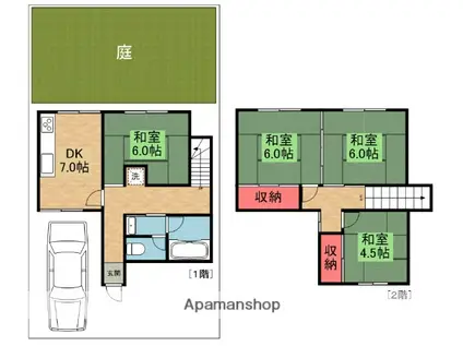 交野市藤が尾4丁目テラス(4DK)の間取り写真