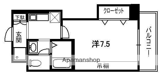 MPLAZA門真駅前(1K/4階)の間取り写真