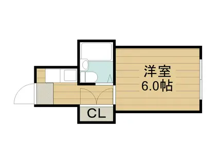 吉田アバンギャルド(1K/2階)の間取り写真