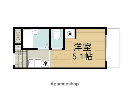 レナジア大東(ワンルーム/3階)の間取り写真